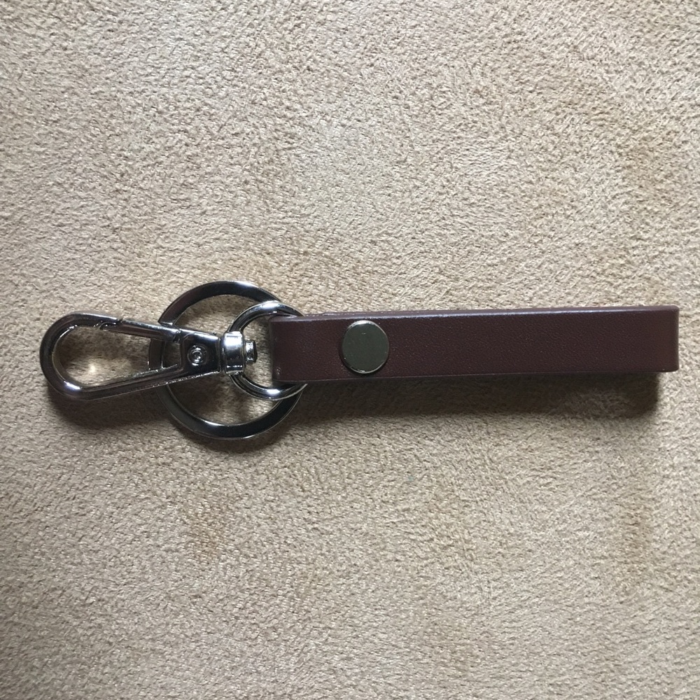Leather key ring - Picture 2 of 4